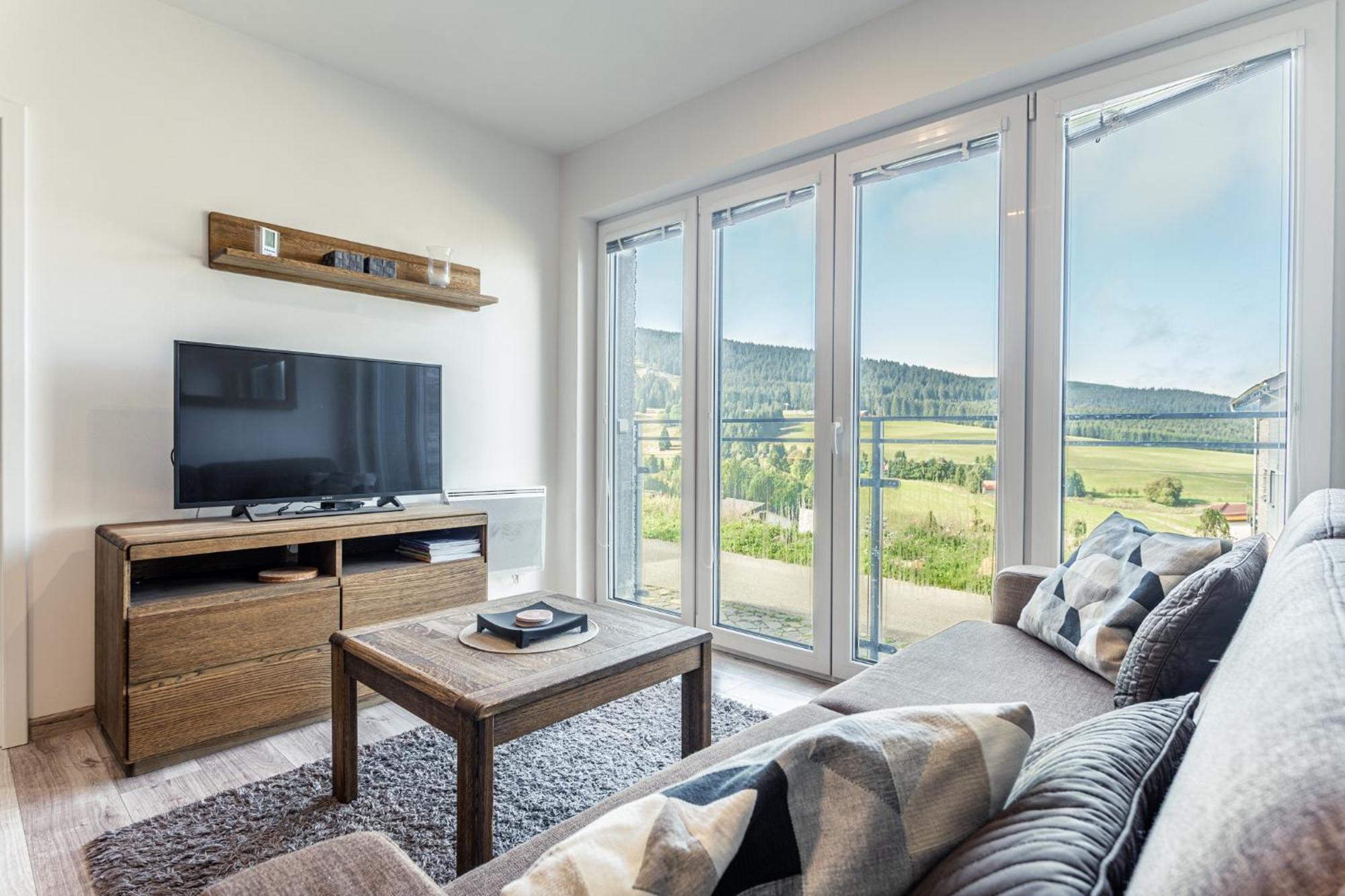 Loučná pod Klínovcem Family Apartments Klinovec מראה חיצוני תמונה